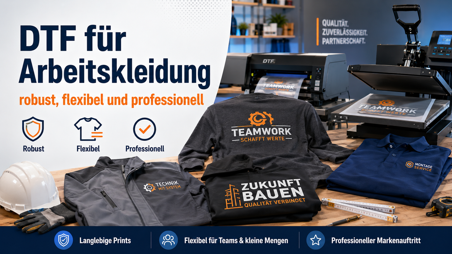 DTF für Arbeitskleidung – robust, flexibel und professionell 👷♂️🛠️