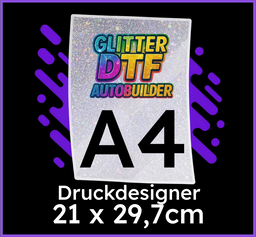 Glitzer DTF Transfer A4