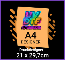 UV DTF A4 Druckdesigner