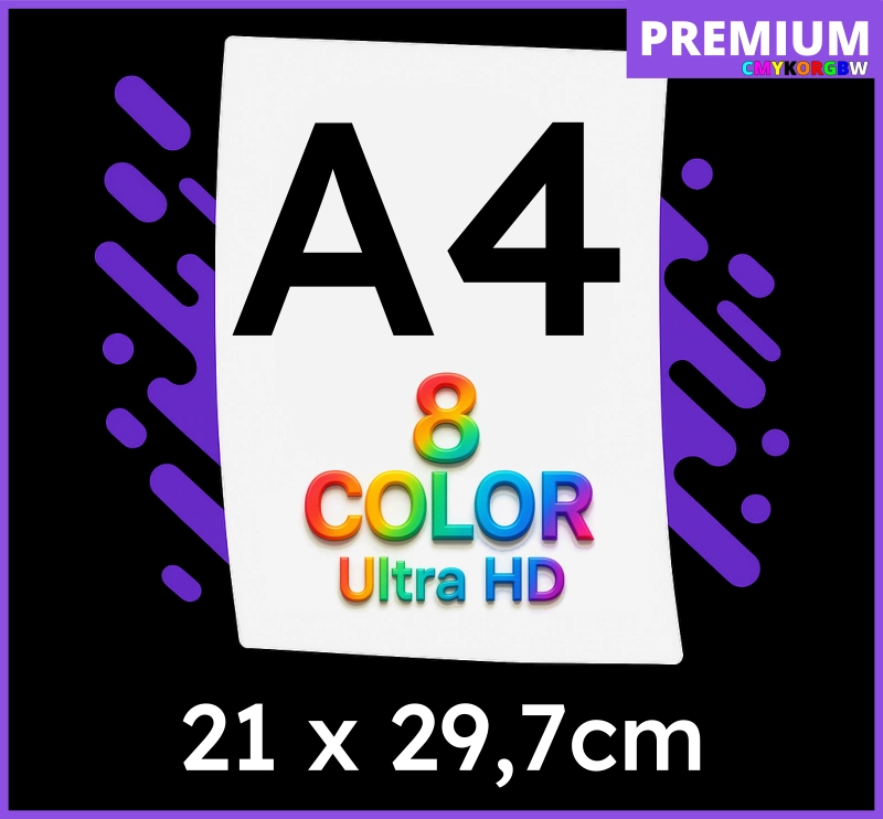 8 Color Ultra HD DTF - A4